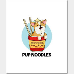 Pup Noodles Animal Pun Posters and Art